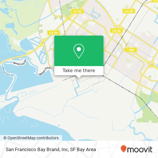Mapa de San Francisco Bay Brand, Inc