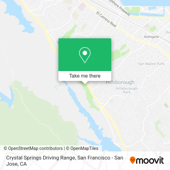 Crystal Springs Driving Range map