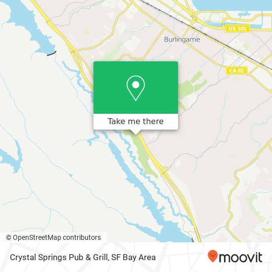 Crystal Springs Pub & Grill map