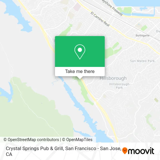 Crystal Springs Pub & Grill map