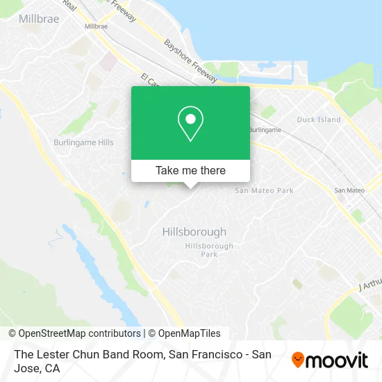 The Lester Chun Band Room map