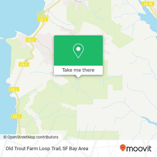 Old Trout Farm Loop Trail map