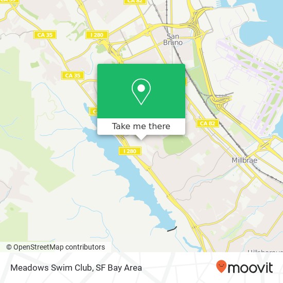 Mapa de Meadows Swim Club