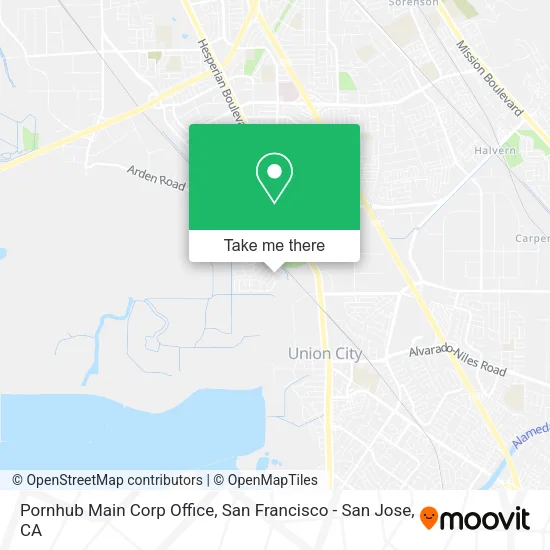 Pornhub Main Corp Office map