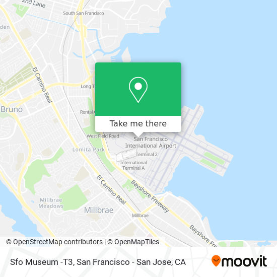 Sfo Museum -T3 map