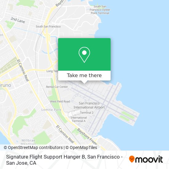Signature Flight Support Hanger B map