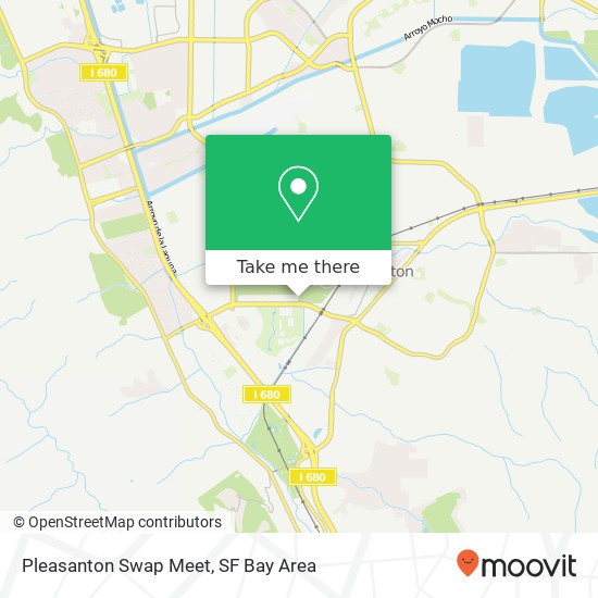 Pleasanton Swap Meet map