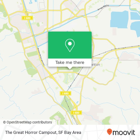 The Great Horror Campout map