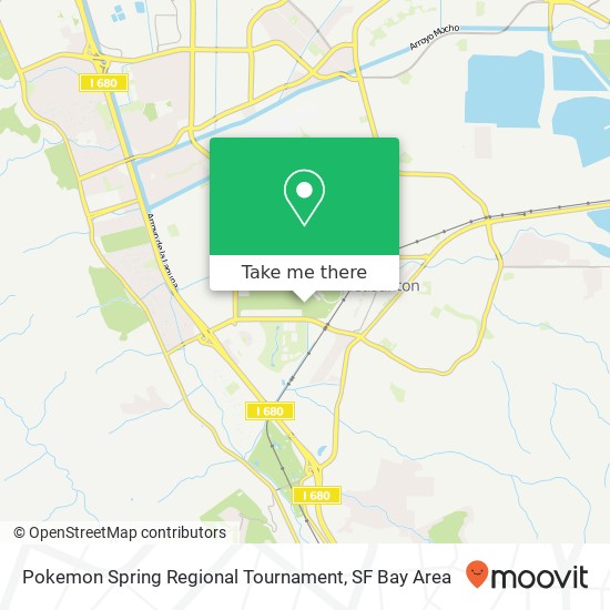 Pokemon Spring Regional Tournament map