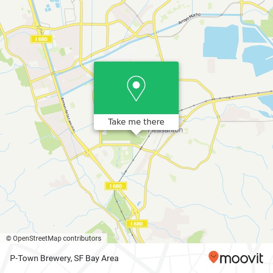 P-Town Brewery map