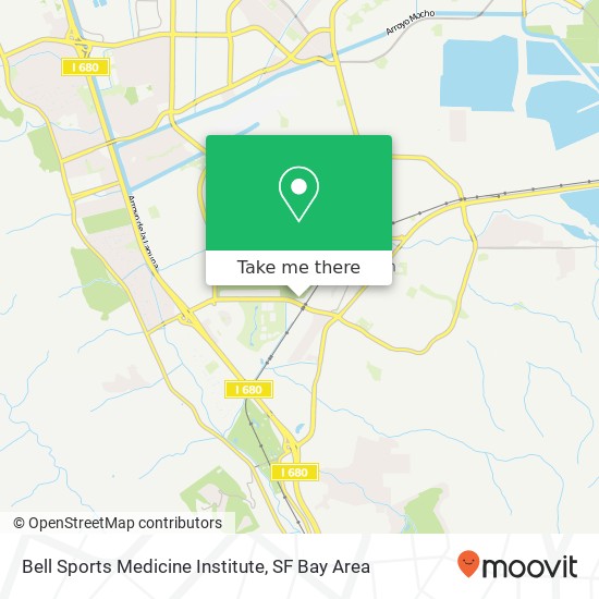 Bell Sports Medicine Institute map