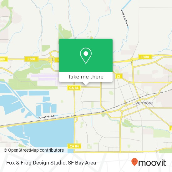 Fox & Frog Design Studio map