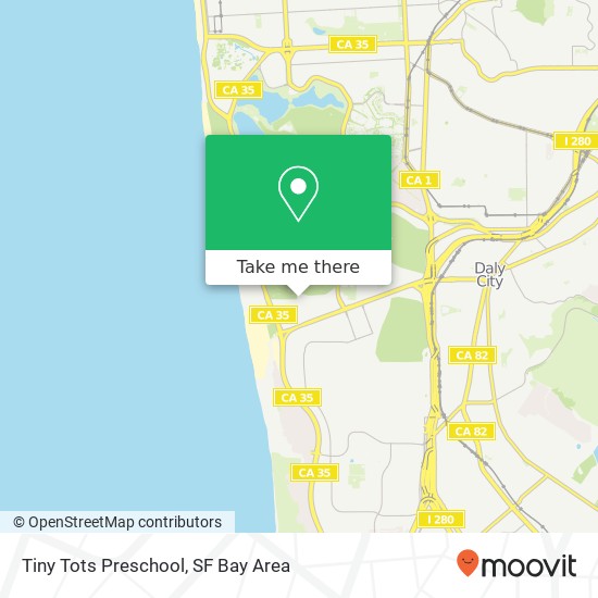 Mapa de Tiny Tots Preschool