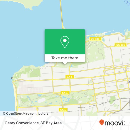 Geary Convenience map