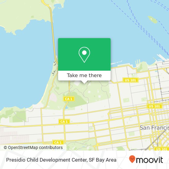 Presidio Child  Development Center map