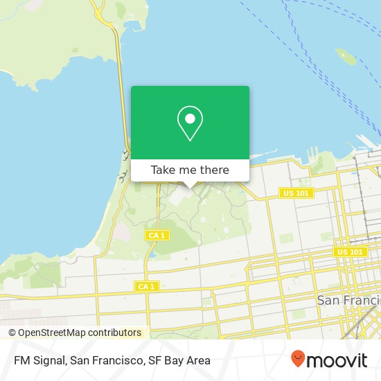 Mapa de FM Signal, San Francisco