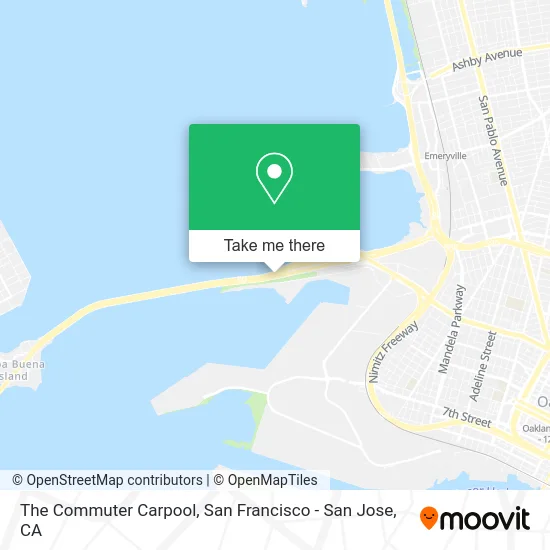 The Commuter Carpool map