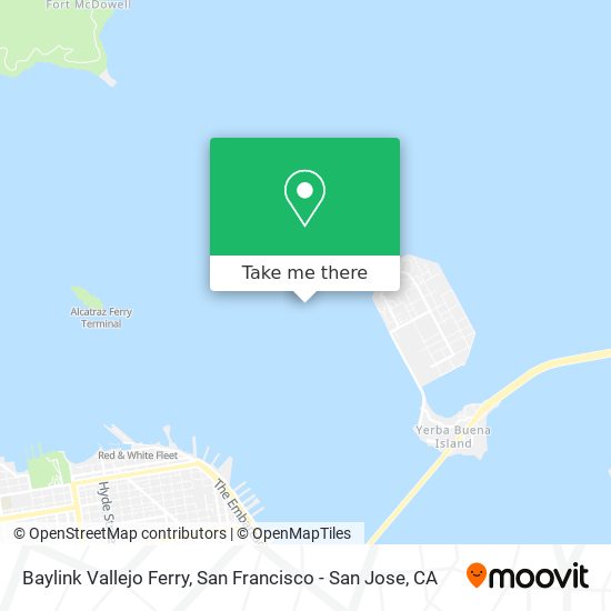 Mapa de Baylink Vallejo Ferry
