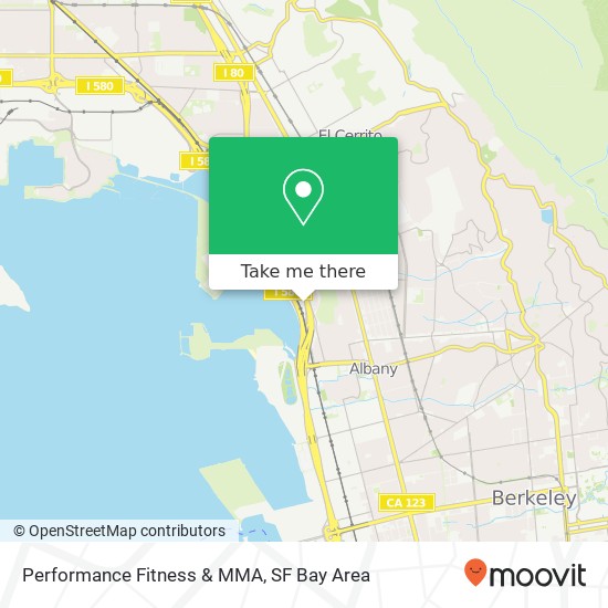 Performance Fitness & MMA map