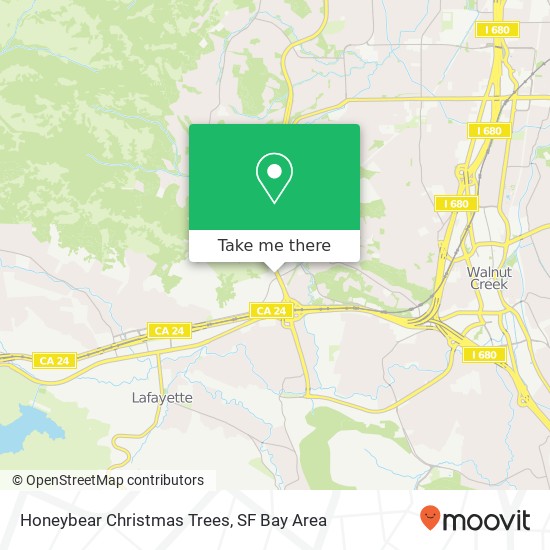 Honeybear Christmas Trees map