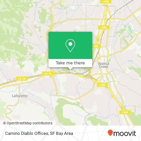 Camino Diablo Offices map