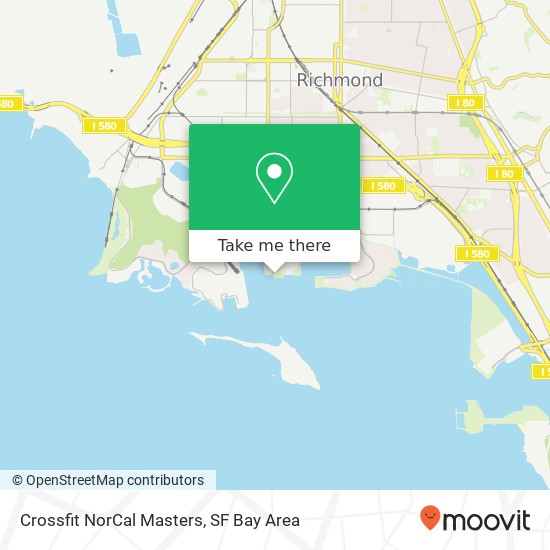 Crossfit NorCal Masters map