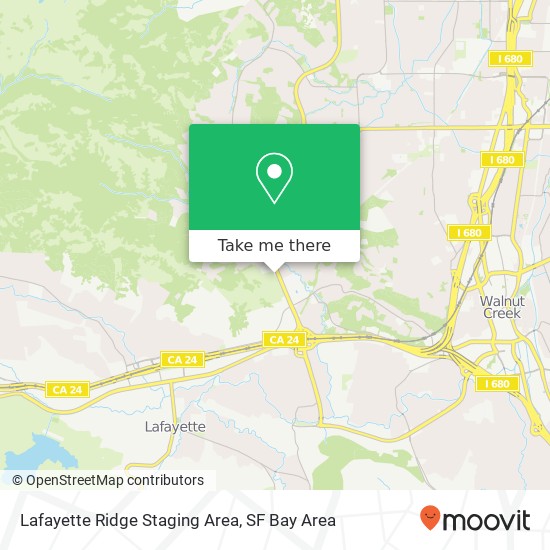 Lafayette Ridge Staging Area map