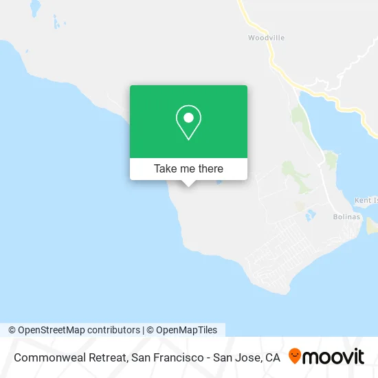 Commonweal Retreat map