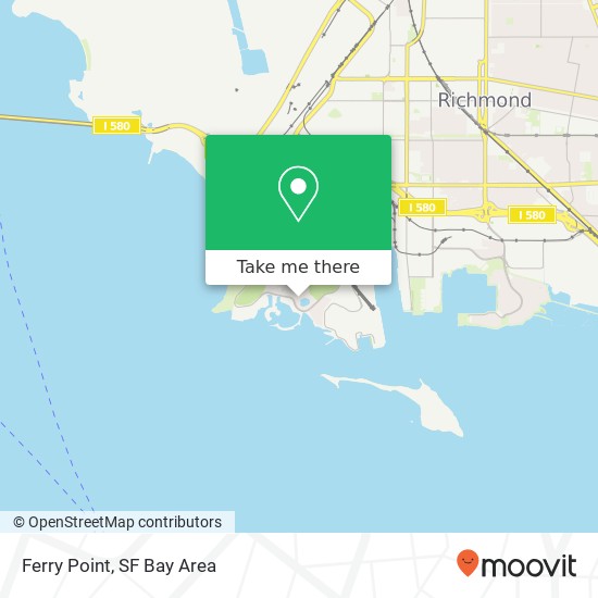 Ferry Point map