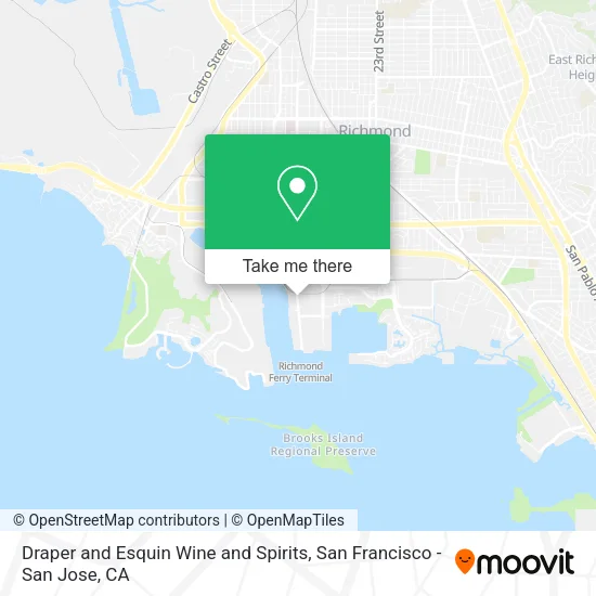 Mapa de Draper and Esquin Wine and Spirits