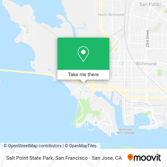 Salt Point State Park map