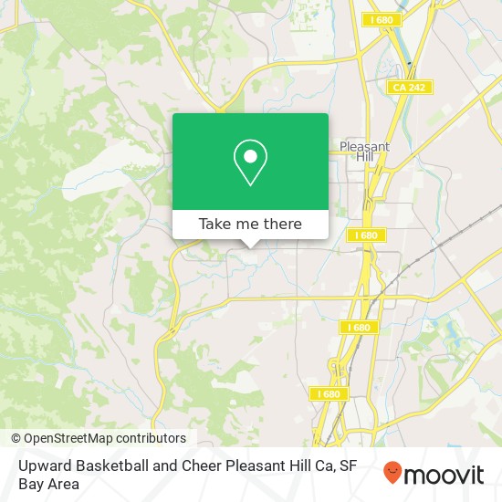 Upward Basketball and Cheer Pleasant Hill Ca map