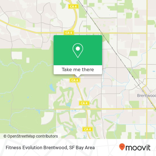 Mapa de Fitness Evolution Brentwood