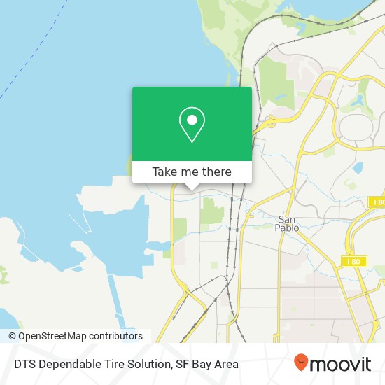 DTS Dependable Tire Solution map