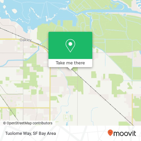 Tuolome Way map