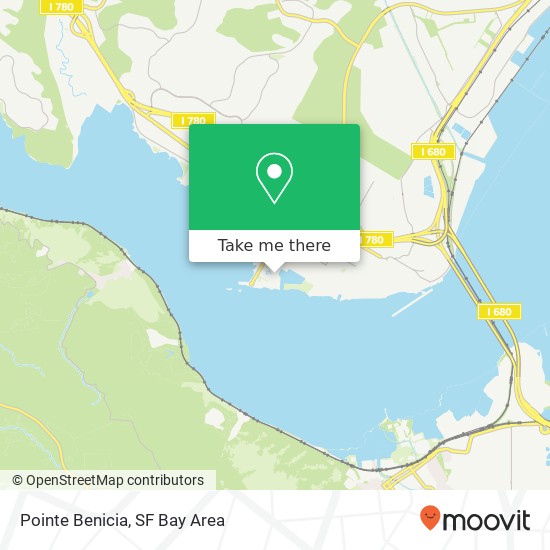 Mapa de Pointe Benicia