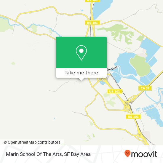 Mapa de Marin School Of The Arts
