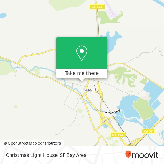 Christmas Light House map