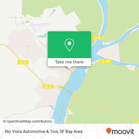 Rio Vista Automotive & Tow map