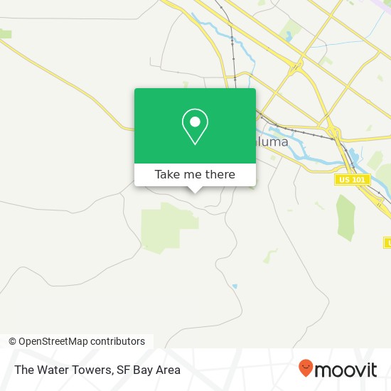 Mapa de The Water Towers