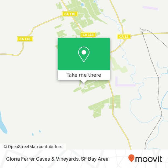 Gloria Ferrer Caves & Vineyards map