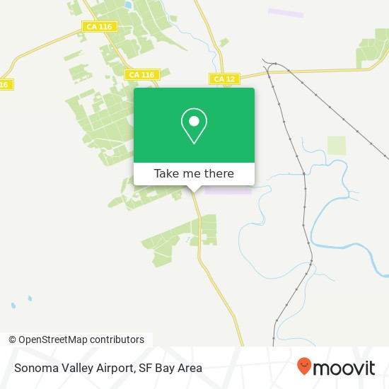Sonoma Valley Airport map