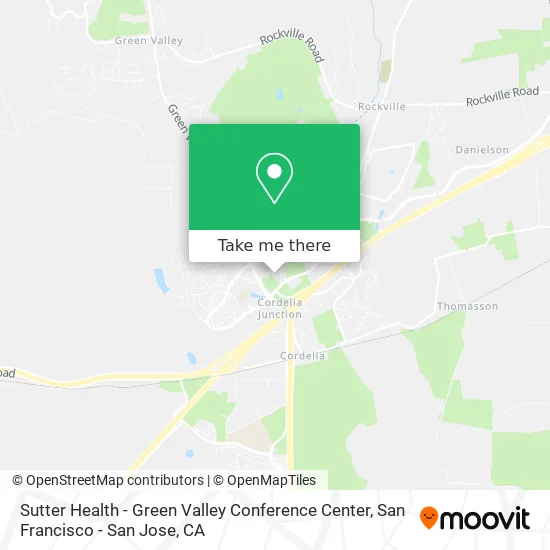 Sutter Health - Green Valley Conference Center map