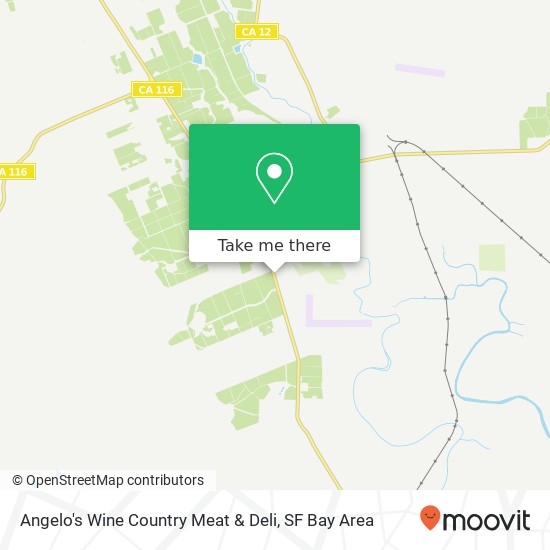 Mapa de Angelo's Wine Country Meat & Deli