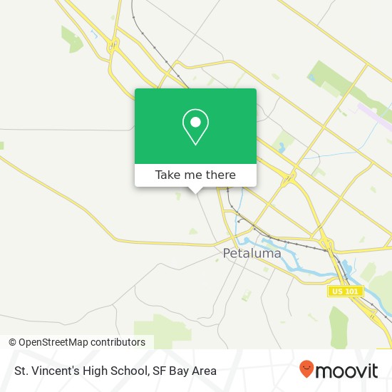 Mapa de St. Vincent's High School