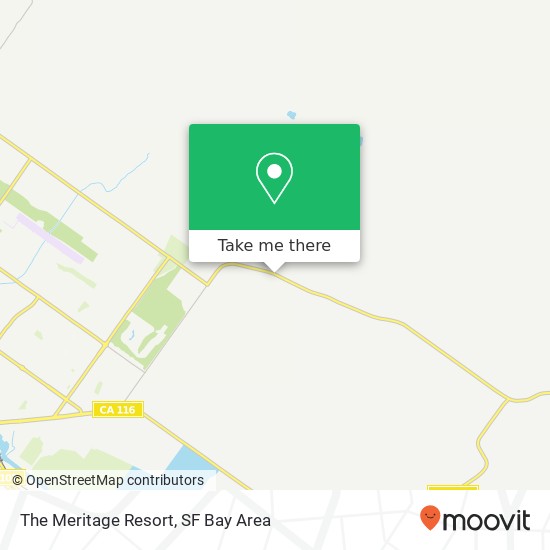 The Meritage Resort map