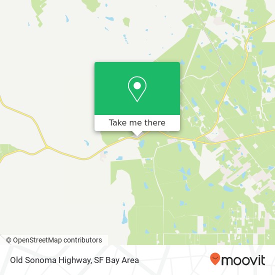 Mapa de Old Sonoma Highway