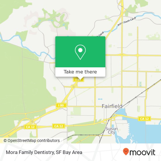 Mora Family Dentistry map