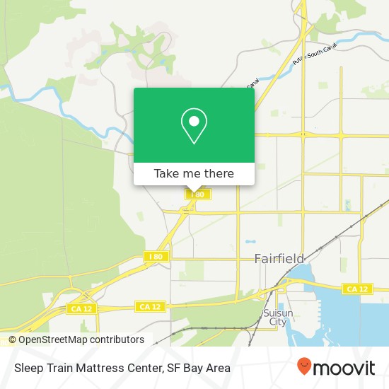 Sleep Train Mattress Center map