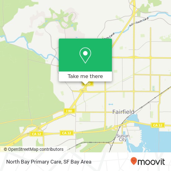 North Bay Primary Care map